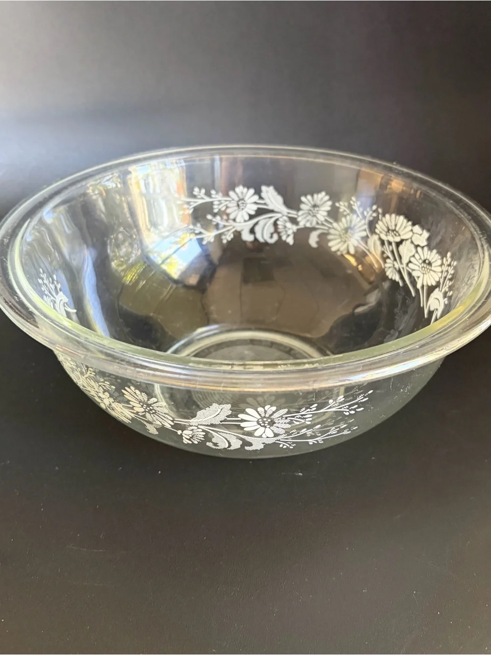 Pyrex vintage clear